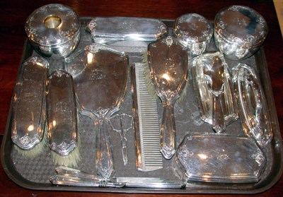 Lot 2588 - Tiffany Sterling Silver Dresser Set...