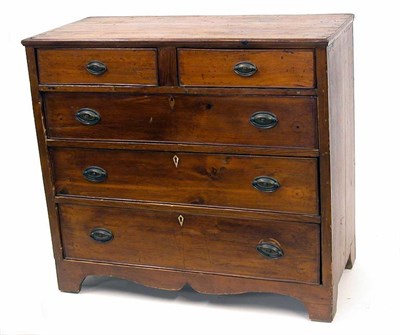 Lot 2059 - Pine Chest of Drawers 19th Century The...