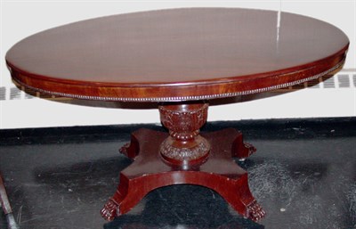 Lot 2375 - Georgian Style Mahogany Oval Tilt-Top Table...