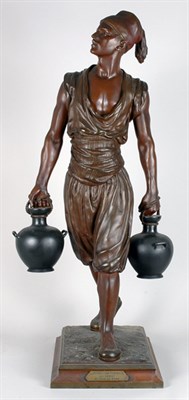 Lot 2604 - Patinated-Bronze Figure of Porteur d'Eau...