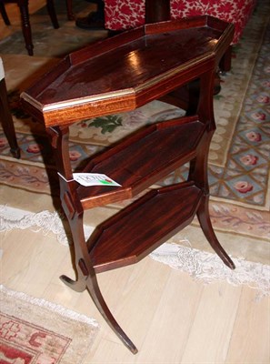 Lot 1628 - Directoire Parcel Gilt Mahogany Three-Tier...