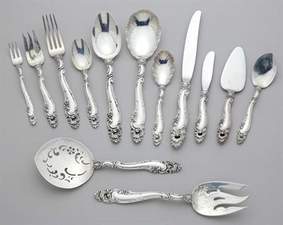 Lot 2250 - Gorham Sterling Silver Flatware Service In the...