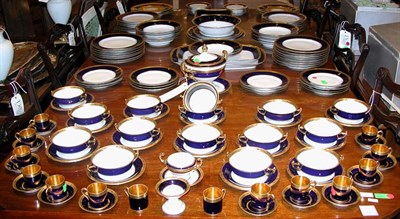 Lot 512 - Continental Cobalt and White Porcelain...