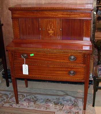 Lot 439 - Regency Style Marquetry Inlaid Mahogany...