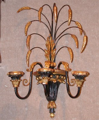 Lot 2636 - Pair of Neoclassical Style Parcel Gilt and...