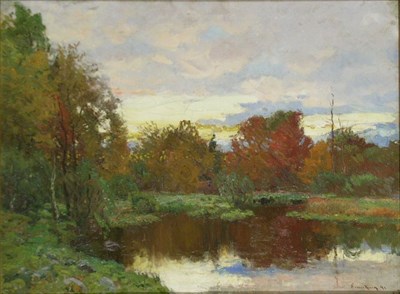 Lot 135 - John Joseph Enneking 1841-1916 AUTUMN...