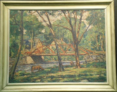 Lot 2017 - William Fisher American, 1891-1985 TRAIN...