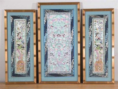 Lot 4222 - Three Chinese Textiles 19th Century All...