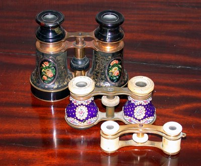 Lot 2622 - Three Pairs of Opera Glasses