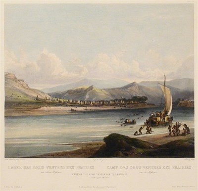 Lot 2036 - After Karl Bodmer CAMP OF THE GROS VENTRES OF...