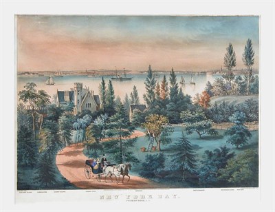 Lot 2039 - Currier & Ives, publishers NEW YORK BAY, FROM...