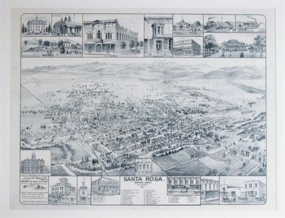 Lot 2043 - Artist Unknown SANTA ROSA, SONOMA COUNTY,...