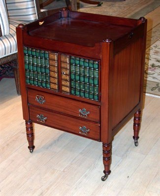 Lot 2551 - Pair of Georgian Style Mahogany Bedside...
