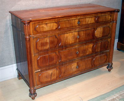 Lot 2544 - Continental Fruitwood Chest Height 36 1/2...