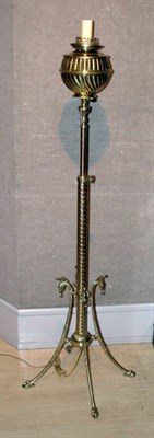 Lot 2537 - Neoclassical Style Gilt-Metal Floor Lamp