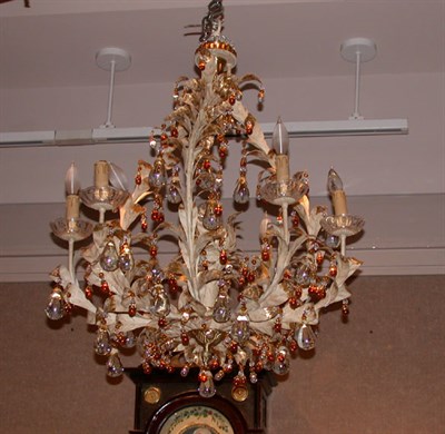 Lot 2645 - Rococo Style Gilt-Metal and Faux Crystal...