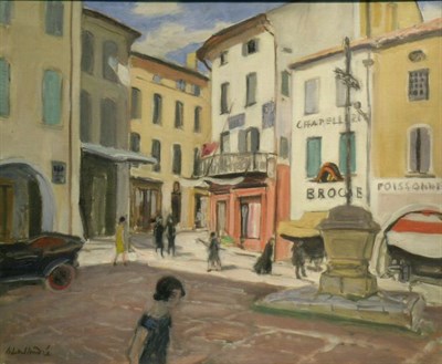 Lot 97 - Albert Andre French, 1869-1954 COIN DE RUE A...