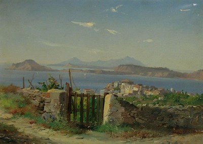 Lot 64 - Carl Hasse 1820-1876 BAY OF PUZZUOLI, ITALY...