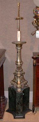 Lot 2503 - Pair of Rococo Style Brass Two-Light Floor...