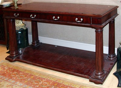 Lot 2506 - Georgian Style Mahogany Console Height 39...