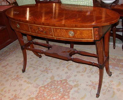 Lot 2515 - Georgian Style Mahogany Oval Side Table Height...