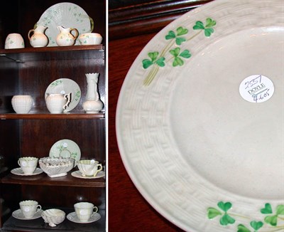 Lot 2557 - Group of Belleek Porcelain Including three...