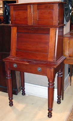 Lot 2483 - American Cherry Slant Front Desk Height 58...