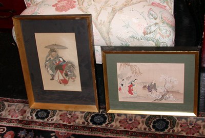 Lot 2158 - Five Framed Japanese Prints 20th Century