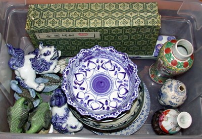 Lot 2200 - Group of Chinese Porcelain Articles Comprising...