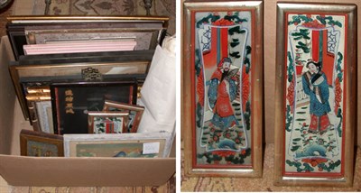 Lot 2184 - Large Group of Chinese and Japanese Paintings,...