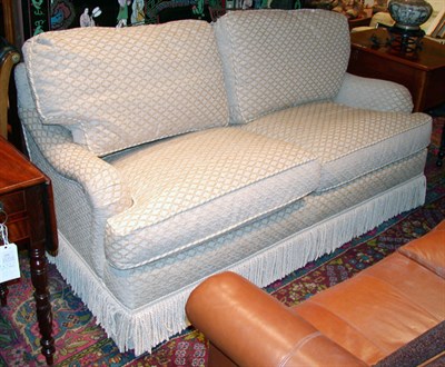 Lot 2352 - Upholstered Sofa Modern Length 7 feet.