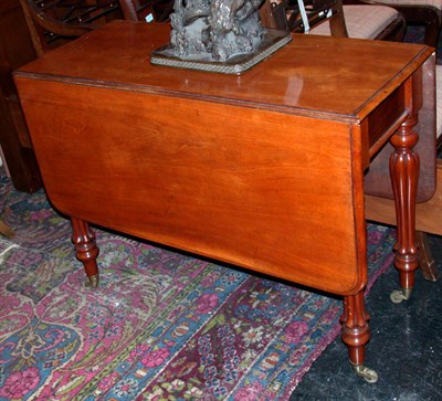 Lot 2358 - Georgian Style Cherry Drop-Leaf Dining Table...