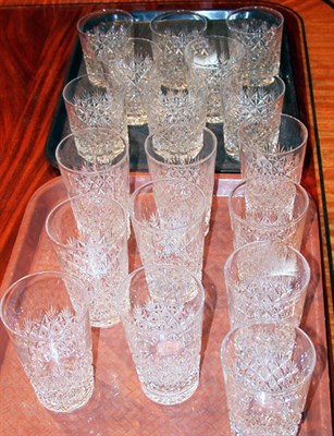 Lot 2428 - Miscellaneous Group of Cut Crystal Glasses in...
