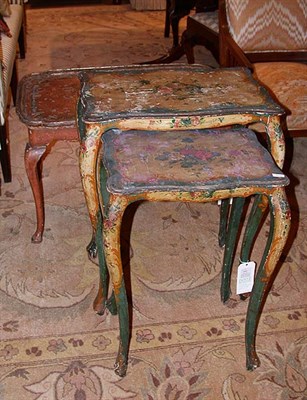 Lot 2431 - Venetian Style Nest of Two Tables; Together...