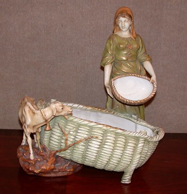Lot 2510 - Amphora Porcelain Figural Jardiniere...