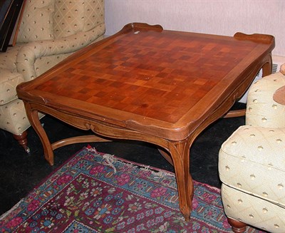 Lot 2364 - Provincial Louis XV Style Parquetry Top Coffee...