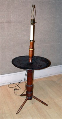 Lot 2435 - American Stained Fruitwood Lamp Table Height...