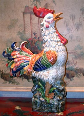 Lot 2387 - Ceramic Figure of a Cockerel