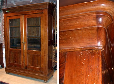 Lot 4335 - Charles X Walnut Bibliotheque Early 19th...