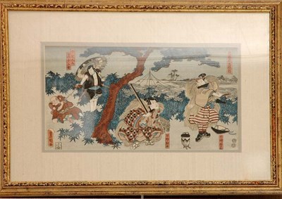 Lot 3572 - Toyokuni III Block print.