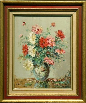 Lot 2014 - Dubois French, 20th century CHRYSANTHEMUMS...