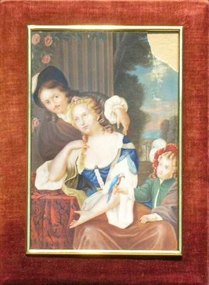 Lot 75 - Continental School 19th Century THE HAPPY...