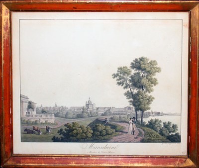 Lot 2056 - C. Kunz MANNHEIM Hand-colored engraving. Image...