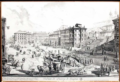 Lot 2048 - Giovanni B. Piranesi VEDUTA DI PIAZZA DI...