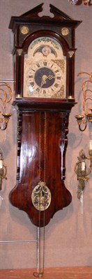 Lot 2633 - Georgian Style Fruitwood Drop Case Wall Clock...