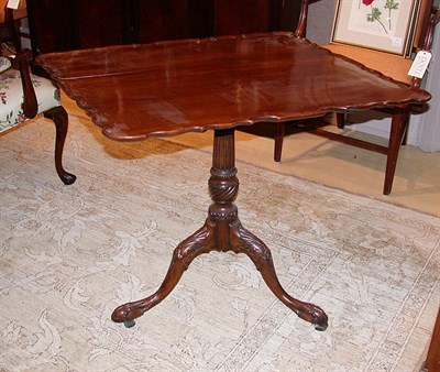 Lot 2629 - Georgian Style Mahogany Tilt-Top Table Height...