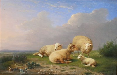 Lot 56 - Franz van Severdonck Belgian, 1809-1889 SHEEP...