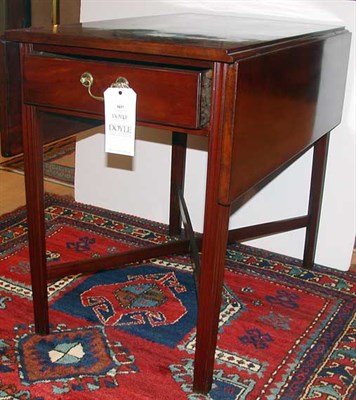 Lot 3137 - Chippendale Mahogany Pembroke Table...