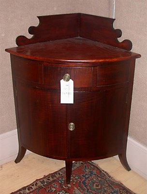 Lot 3187 - Federal Figured Mahogany Corner Basin Stand...