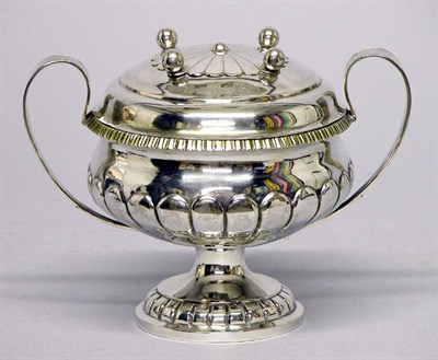 Lot 4377 - Continental Silver Covered Bowl Circa 1825 The...